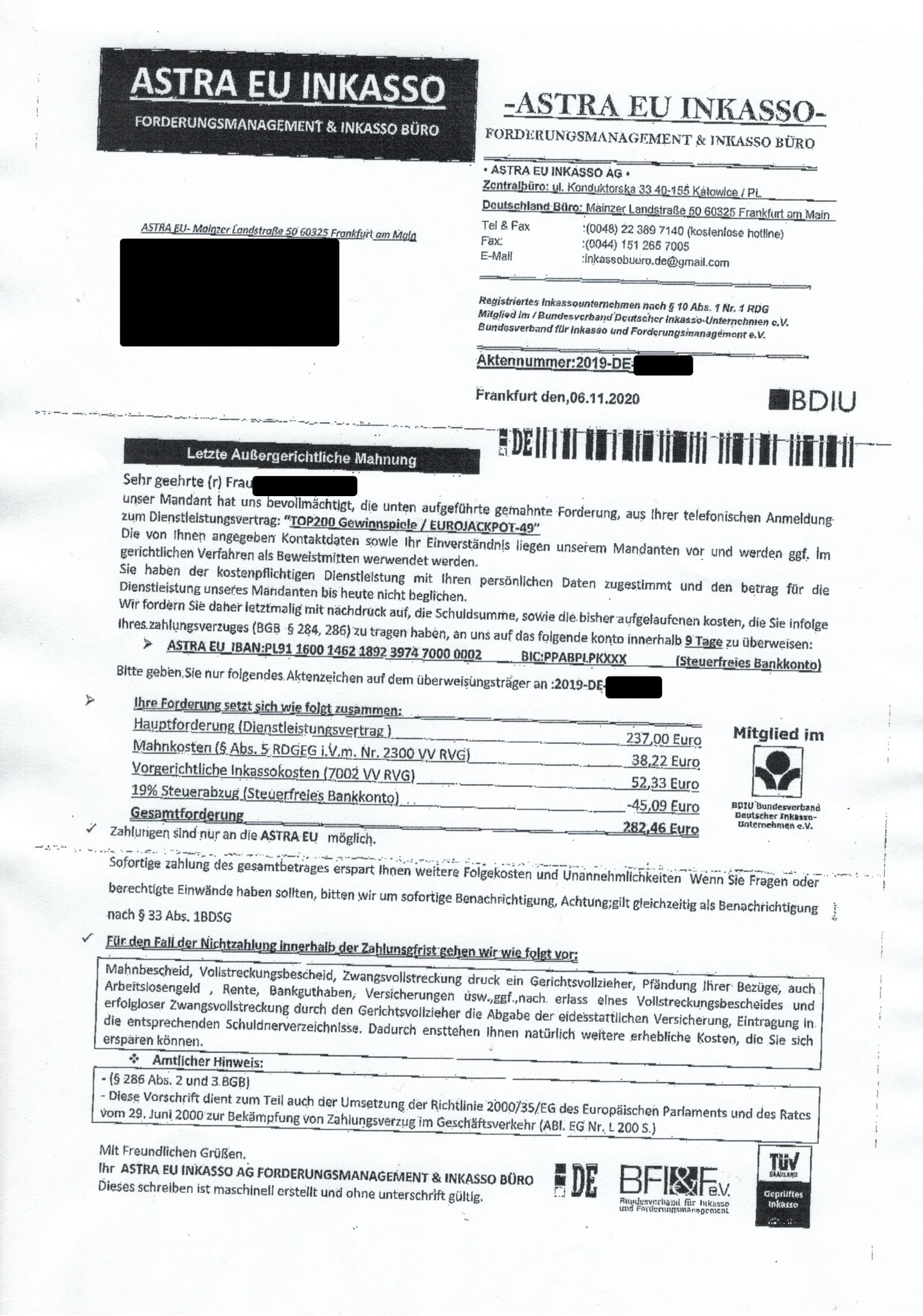 Verbraucherdienst E V