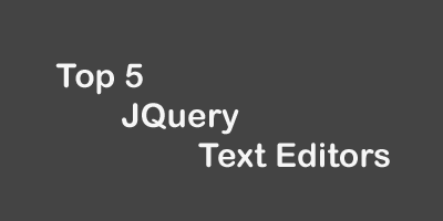 Top 5 Free Jquery Text Editor Plugins