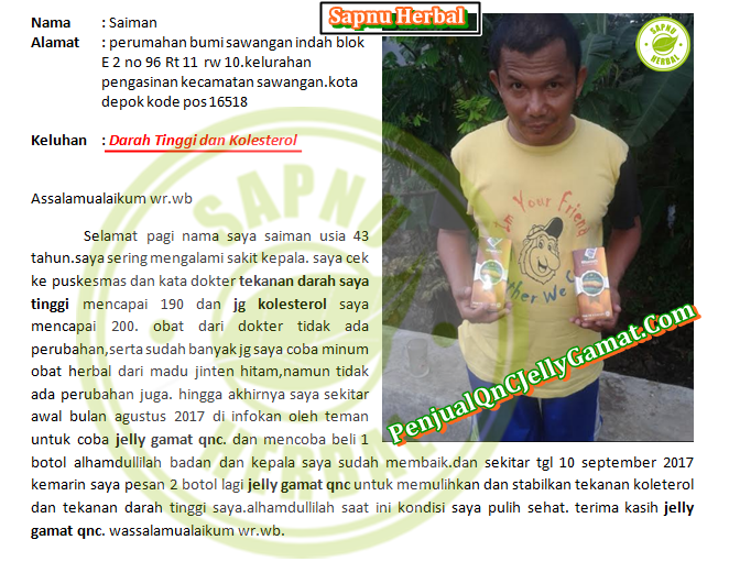 Obat Penurun Gula Darah Tinggi Tradisional Terbukti Mujarab - TESTIMONI QNC JELLY GAMAT Obat Penurun Gula Darah Tinggi Tradisional Terbukti Mujarab - TESTIMONI QNC JELLY GAMAT