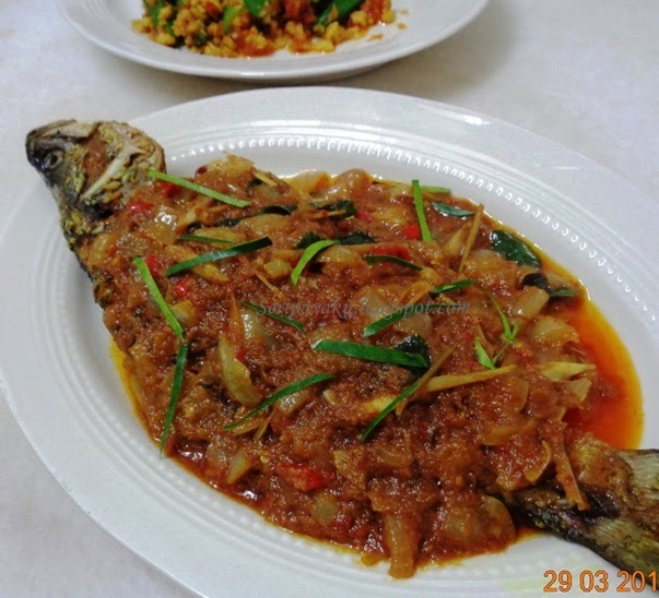 Resepi Tomyam Ikan Siakap  Pijatan bx