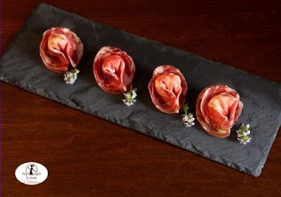 tortelli-coppa-caprino-olio-alle-erbe-antipasto