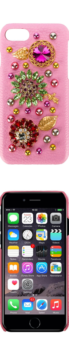 DOLCE & GABBANA Embellished iPhone 7 Case
