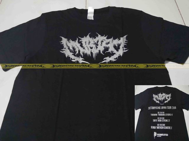 T-Shirt MURTAD - Decomposing Japan Tour 2018 ( Logo Silver )