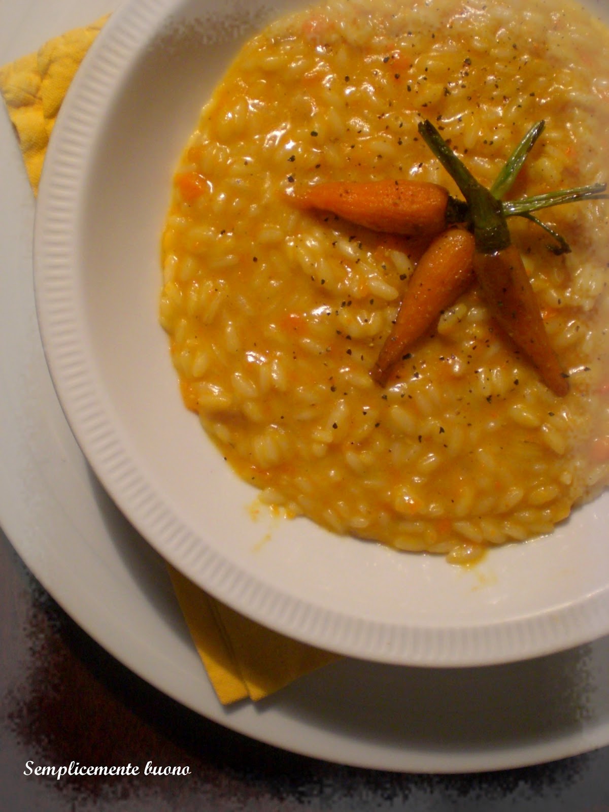 RISOTTO CON CAROTE AL GINGER