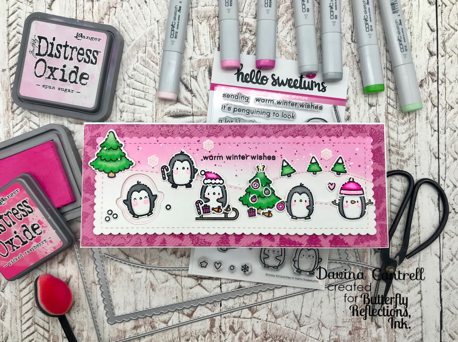 SIZZIX OTTERLY IN LOVE CLEAR STAMPS BUILD A SCENE LOVE FAMILY ANNIVERSARY FRIEND