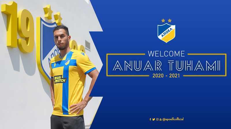 Μονοετής συνεργασία με τον ποδοσφαιριστή Anuar Tuhami