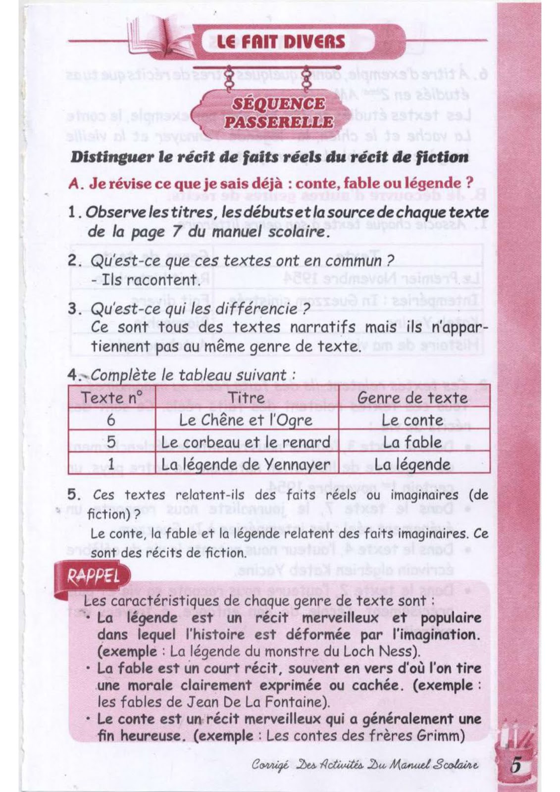 حل تمارين صفحة 8 الفرنسية للسنة الثالثة متوسط - الجيل الثاني