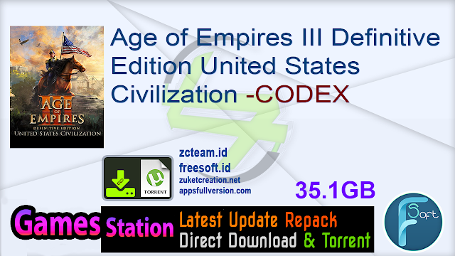 Age of Empires III Definitive Edition United States Civilization -CODEX_ ZcTeam.id