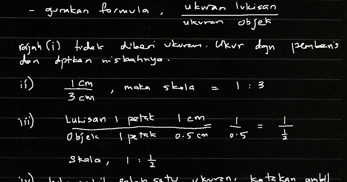 Uji Minda 4.1b ms 94 Bab 4 Lukisan Berskala Tingkatan 3