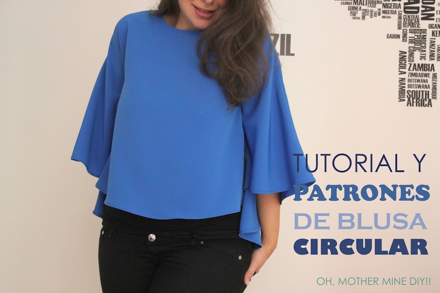 tutorial patrones blusa mujer diy costura