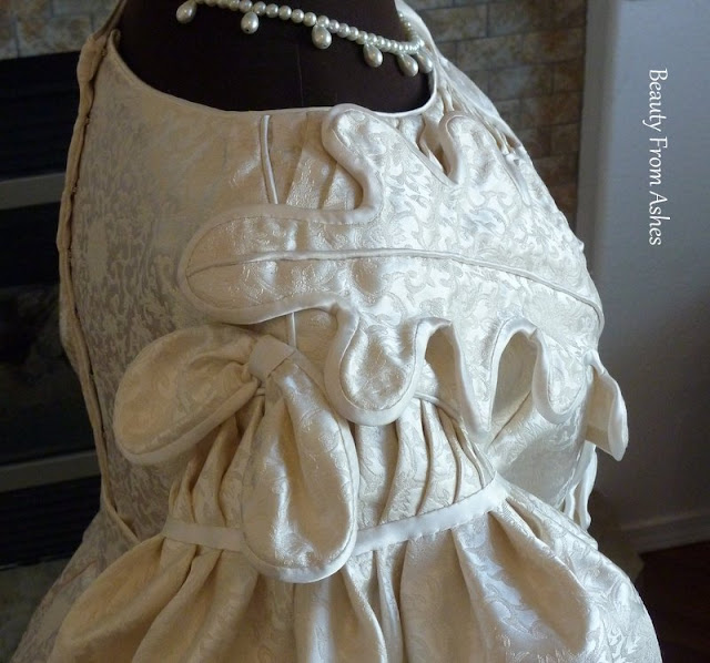 Beauty From Ashes: 1830s Wedding Dress