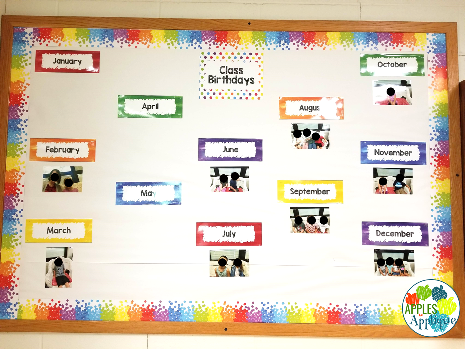Apples to Applique: First Grade Classroom Reveal!