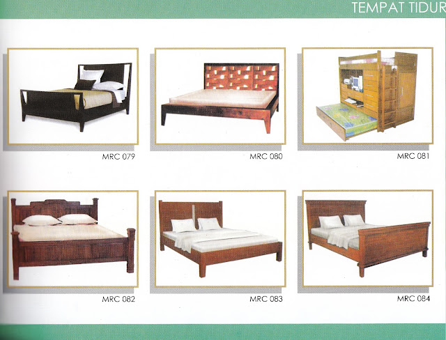 Set tempat tidur minimalis MRC 079 - MRC 084 set tempat tidur