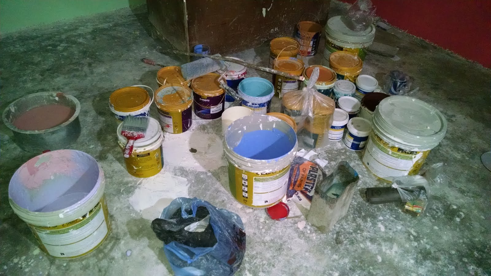 How can a wall be painted CIVIL TECHNOLOGY