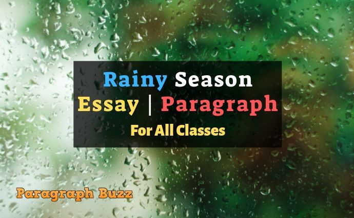 Essay on my favourite season rainy season in english image