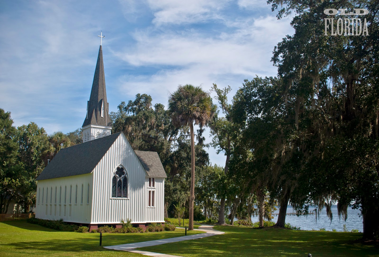 Old Florida The little church on the river