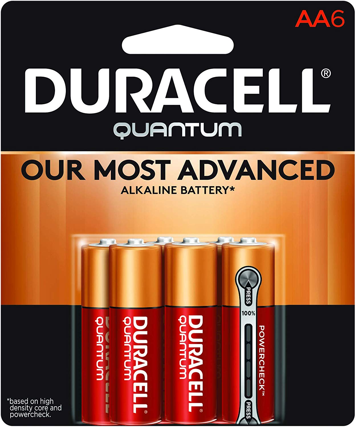 Dollar Savers Duracell Quantum AA Alkaline Batteries (6 count for Only