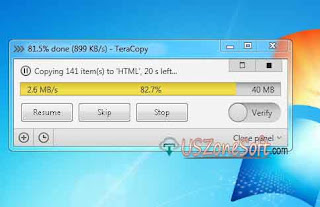 TeraCopy TeraCopy- faster safely quickly audio, video or any data, document copy moving transferring software free download