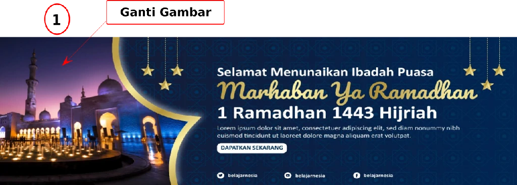 Banner Marhaban Yaa Ramadhan