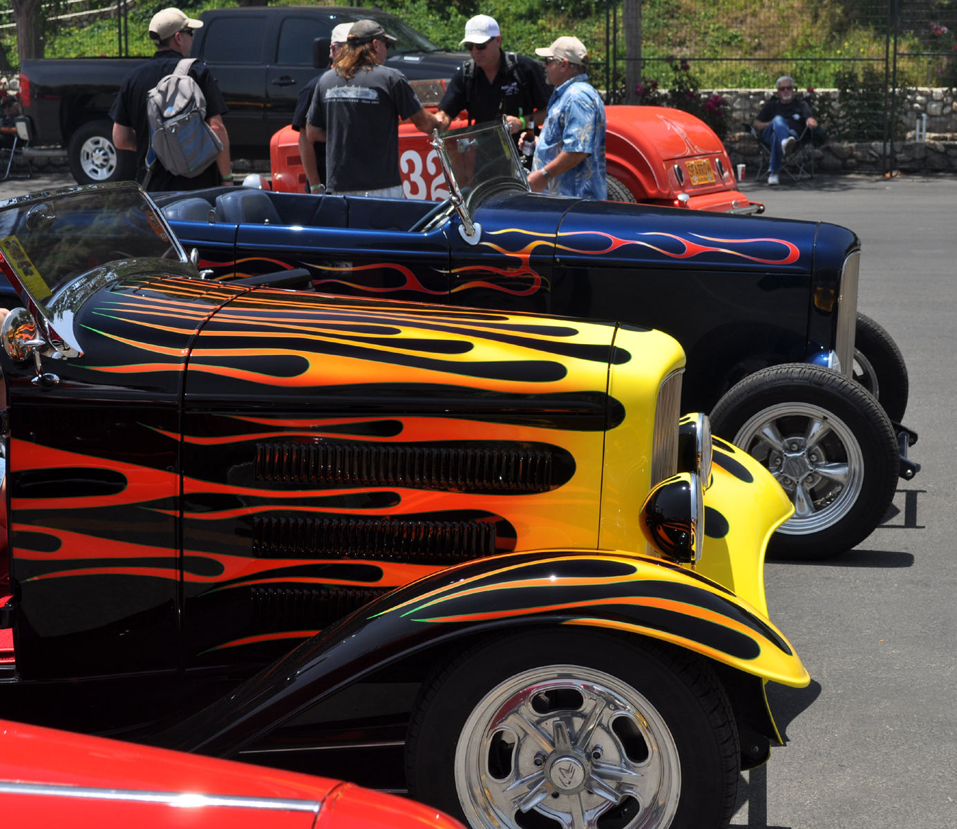 Just A Car Guy Flames May Not Make Them Hot Rods But It Makes Them Cooler Here Is A Big