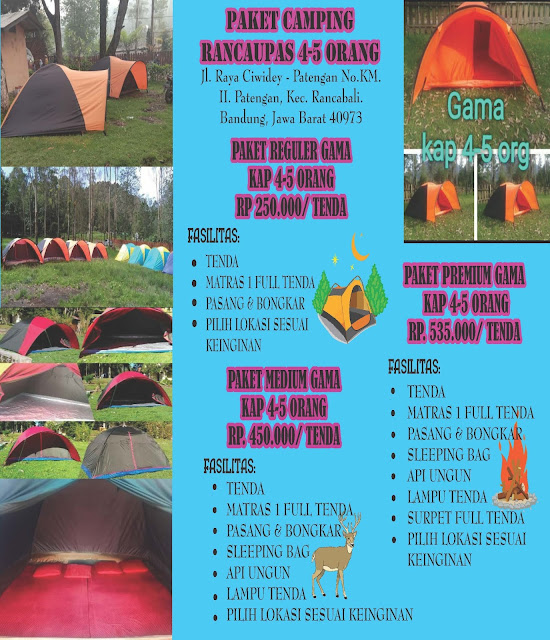 Paket Camping Ranca Upas Termurah