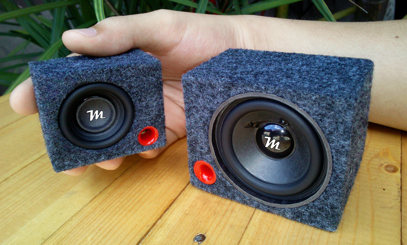 DIY Mini Subwoofer Portable Loud Mini Subwoofer with Bluetooth Hard