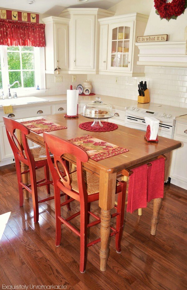 Turn Your Kitchen Table Into A Farmhouse Island Exquisitely Unremarkable Kitchen Table Into A Farmhouse Island, Farm Table Kitchen Island