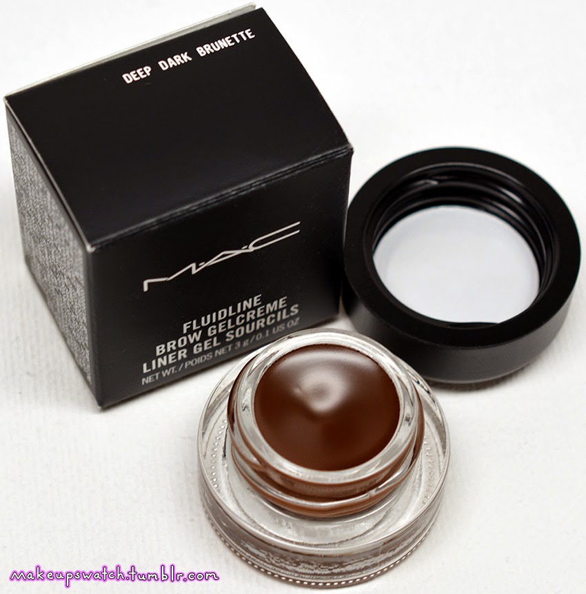 makeup MAC Deep Dark Fluidline Brow Gelcreme