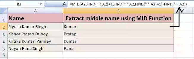 excel MID Function between two characters excel MID Function between two characters