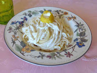 Σπαγγέτι με γιαούρτι και λεμόνι - by https://syntages-faghtwn.blogspot.gr