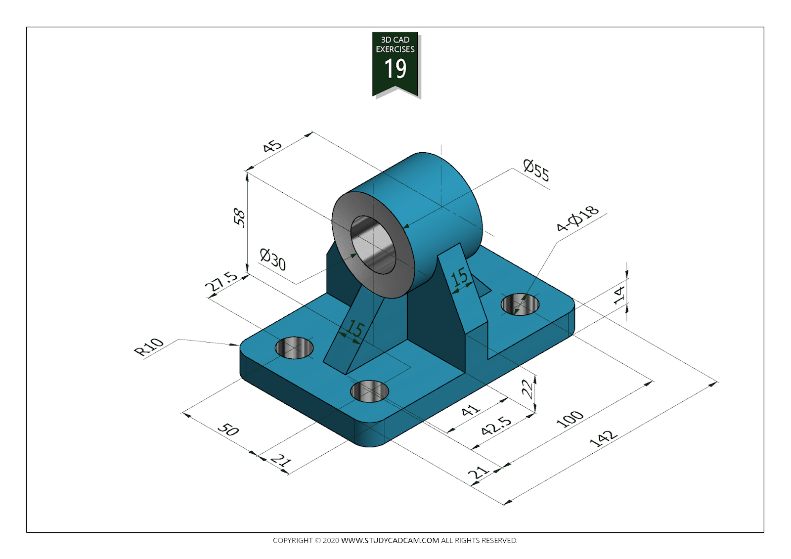 Do 2d and 3d mechanical engineering drawing in autocad by Its_awais12 |  Fiverr