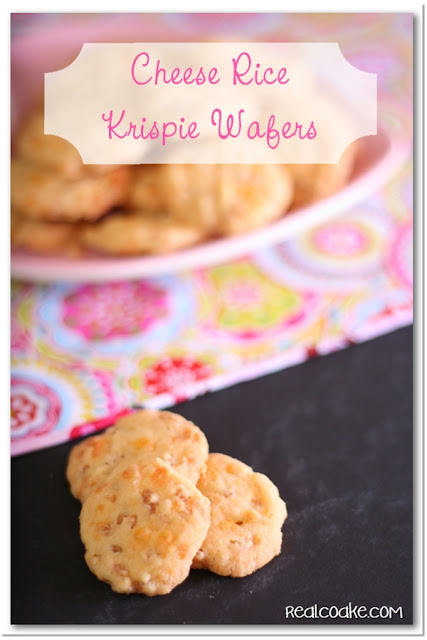 3 cheese Rice Krispie wafers from family recipes