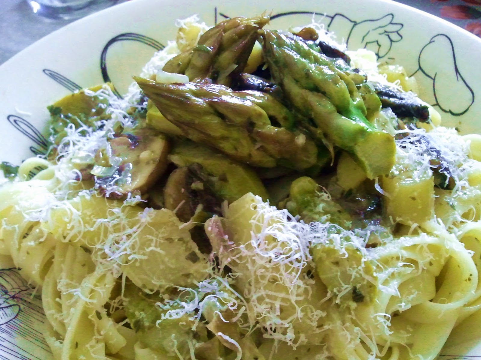 Max&amp;#39; Italian Food Heaven: Tagliatelle mit grünem Spargel, braunen ...