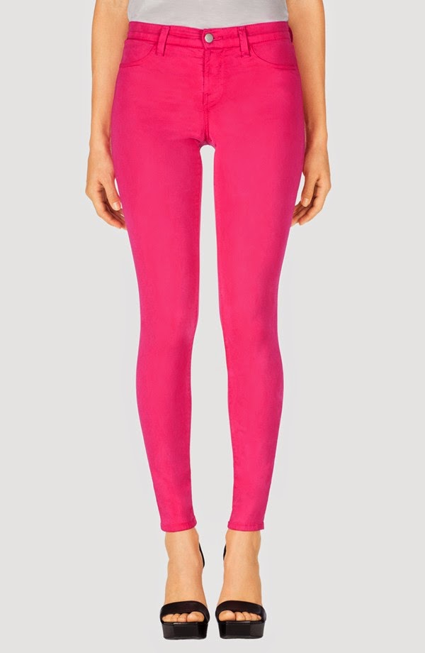 J Brand Pop of Color - The Perfect Jeans in Sun Drenched Shades of Summer