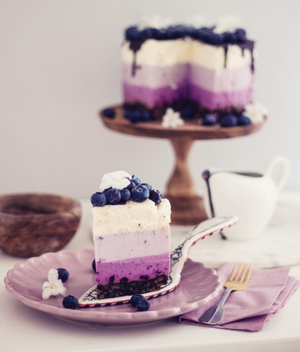 Чизкейк с черникой: рецепт красивого и простого десерта