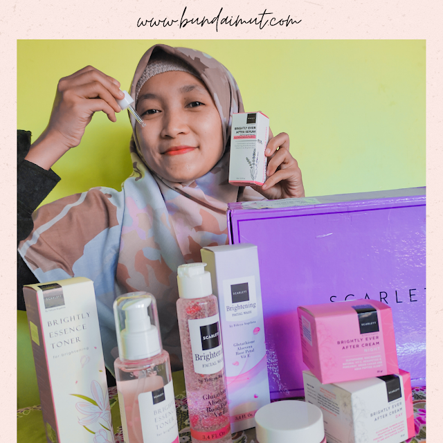 Face care Scarlett whitening untuk wajah glowing