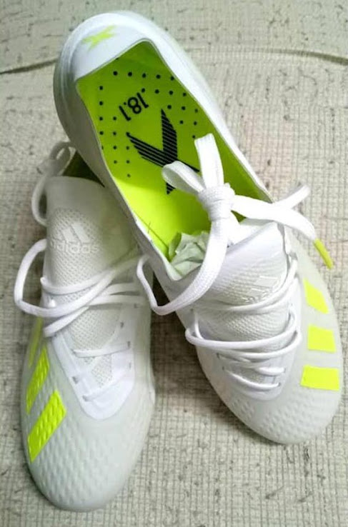 adidas x 18 white and yellow