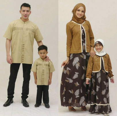 15 Contoh Model Baju Lebaran 2020 Muslim Batik 