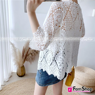 Áo Lưới Đi Biển M282 ao luoi di bien M282