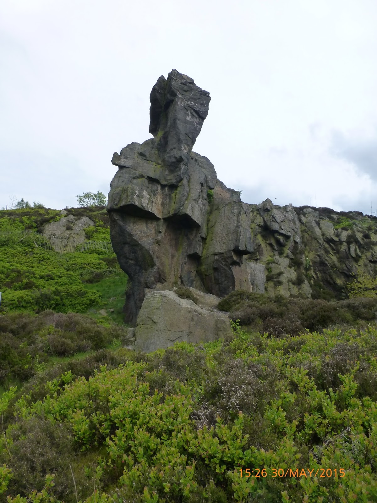 Harris Hikers Mow Cop and Congleton Edge 30th May 2015
