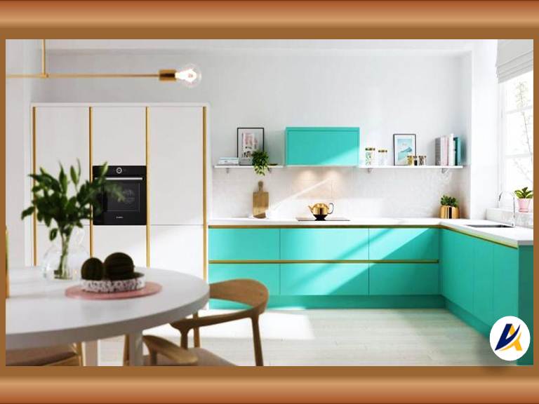 Latest L Shaped Modular Kitchen Designs Images with Cabinets
