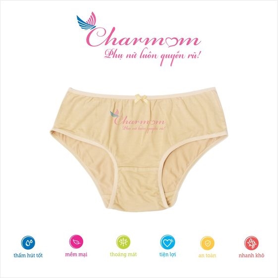 QUẦN LÓT BẦU COTTON BASIC CHARM MUM