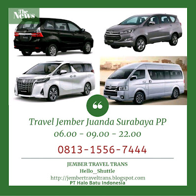 Travel Surabaya Jember juga dari Jember ke Surabaya dan Juanda