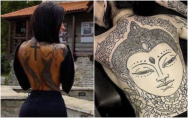 53 Foto Gambar Tato Keren Dipunggung #Tattoo 3D Salib, Tribal Dan Henna Ditubuh Wanita ini 53 Foto Gambar Tato Keren Dipunggung #Tattoo 3D Salib, Tribal Dan Henna Ditubuh Wanita ini