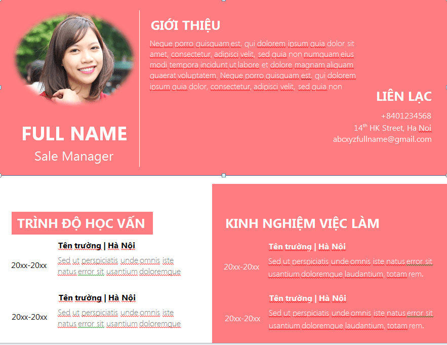 Tự Học Excel: Download 50 Mẫu Cv Xin Việc Đẹp File Word Tiếng Việt Miễn Phí