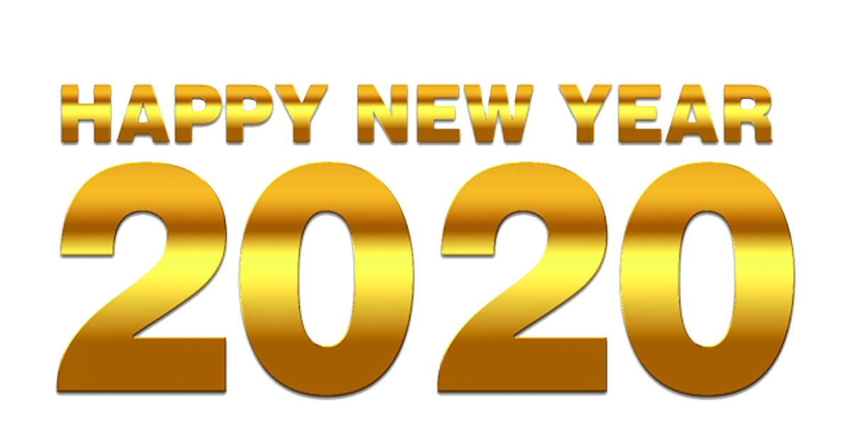 Happy New Year 2020 Text Png Download Hd