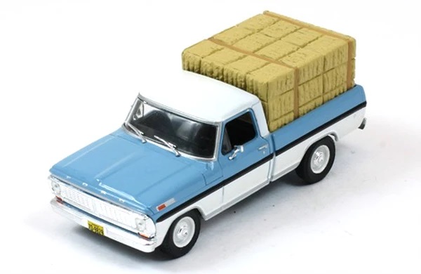 test coleção nossas queridas picapes e caminhonetes 1:43, ford f-100 1:43