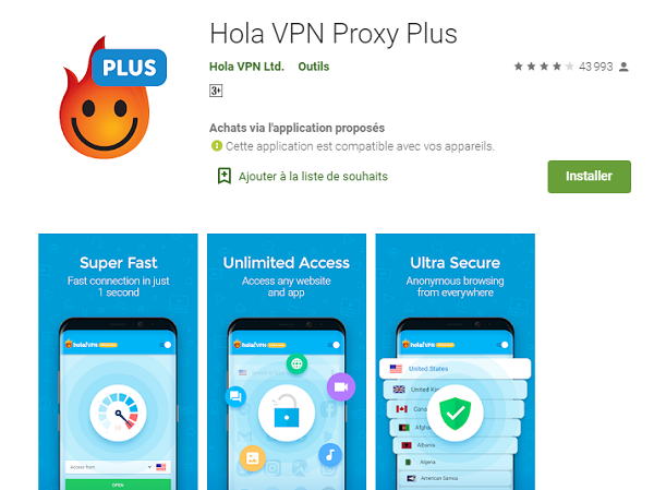 Hola VPN Proxy Plus Premium Mod APK