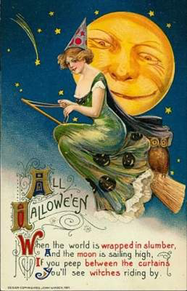 Creepy Vintage Halloween Cards ~ Vintage Everyday