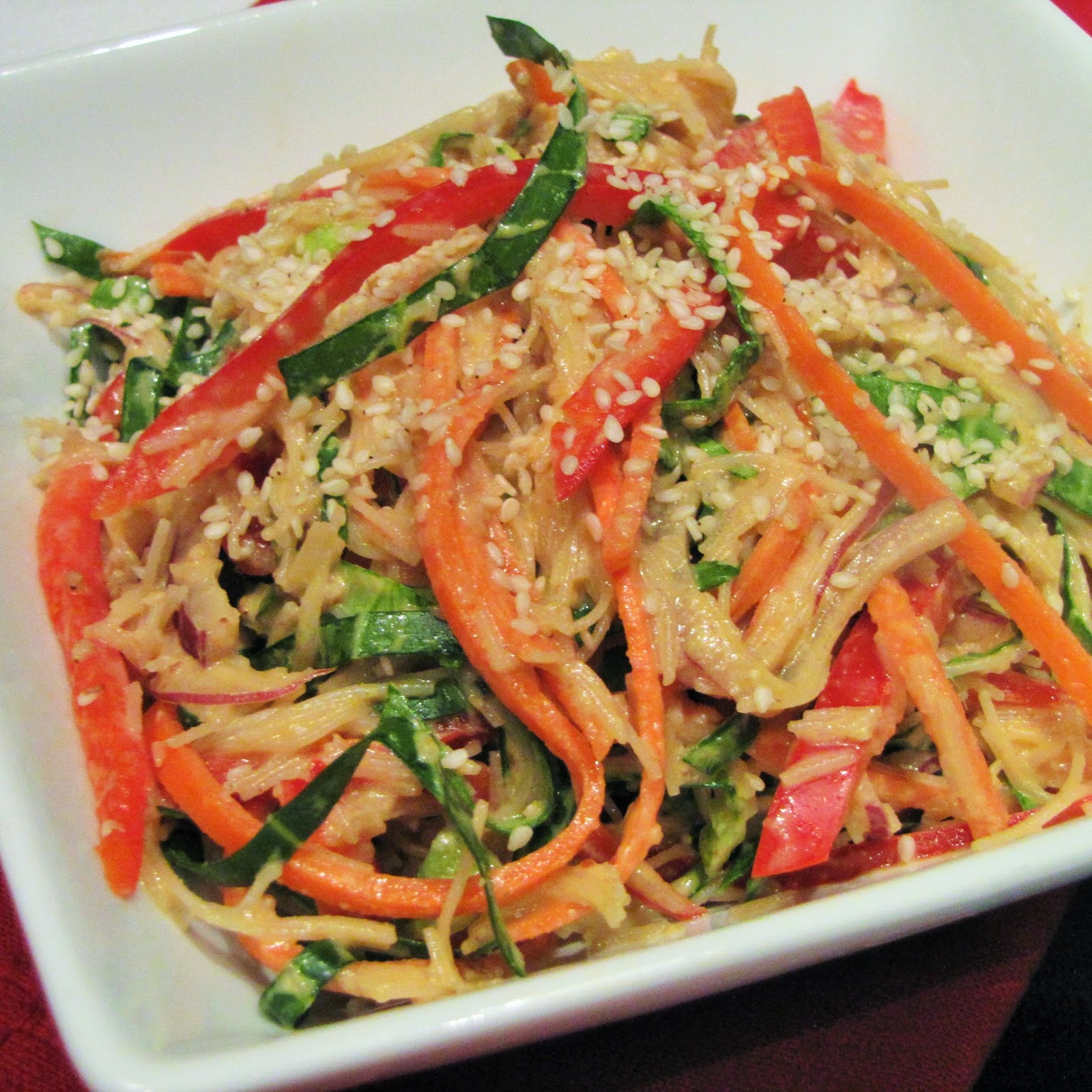 Ready Health Go GLASS NOODLE SALAD WITH SESAME DRESSING